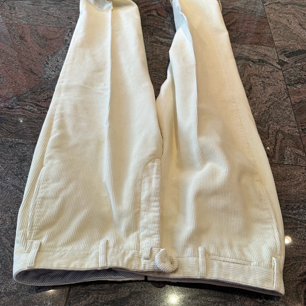 Cream Corduroy Pants hartwood
